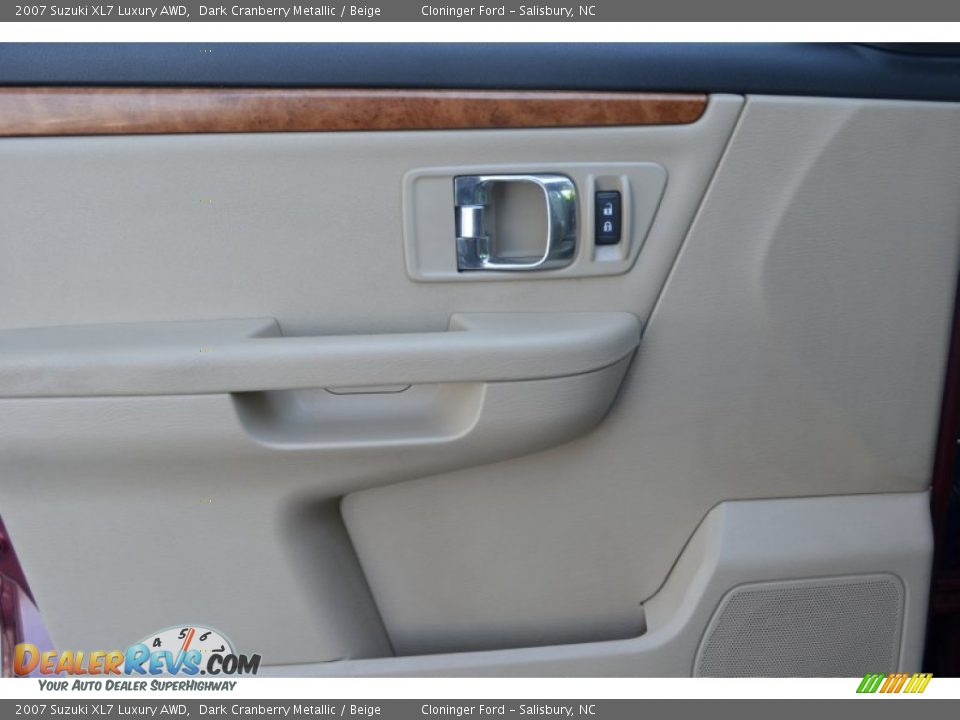 2007 Suzuki XL7 Luxury AWD Dark Cranberry Metallic / Beige Photo #8
