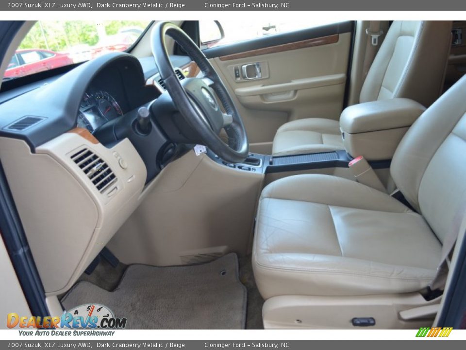 Beige Interior - 2007 Suzuki XL7 Luxury AWD Photo #9