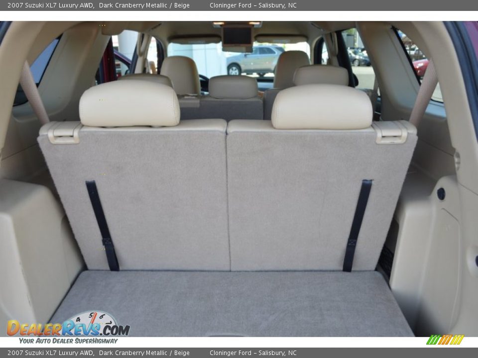 2007 Suzuki XL7 Luxury AWD Dark Cranberry Metallic / Beige Photo #12