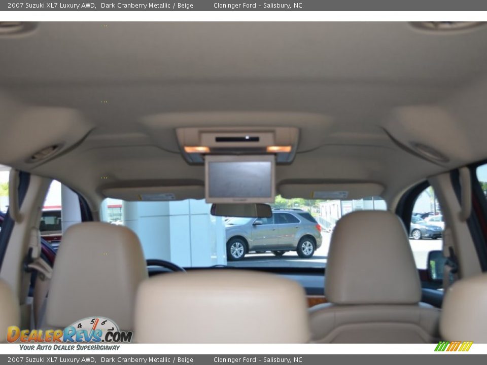 2007 Suzuki XL7 Luxury AWD Dark Cranberry Metallic / Beige Photo #13