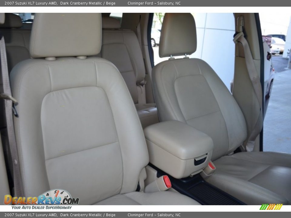 2007 Suzuki XL7 Luxury AWD Dark Cranberry Metallic / Beige Photo #18
