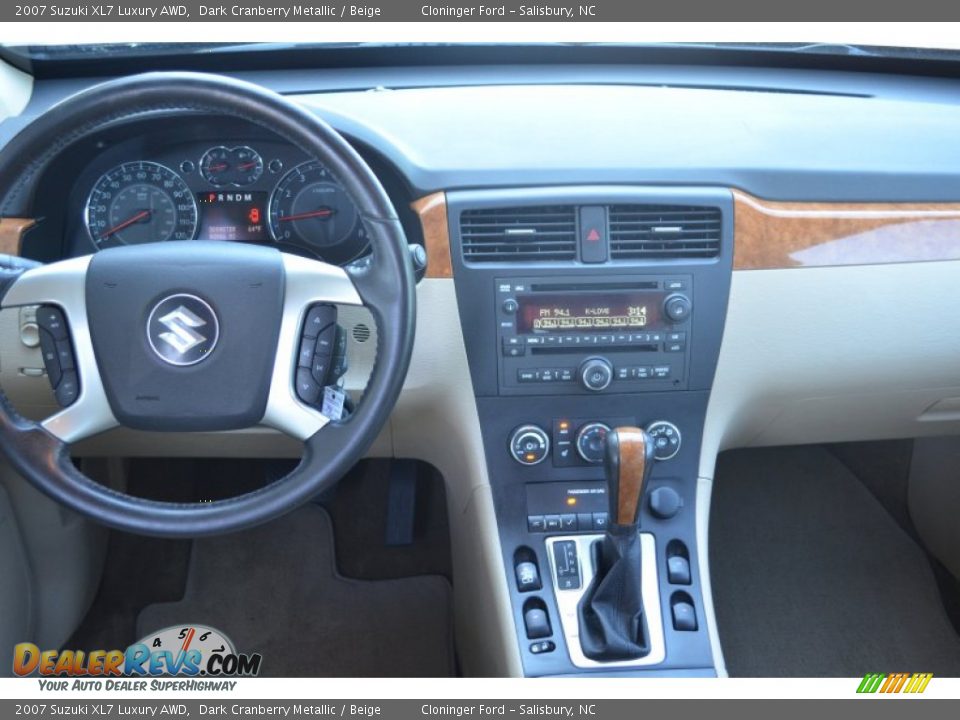 2007 Suzuki XL7 Luxury AWD Dark Cranberry Metallic / Beige Photo #22