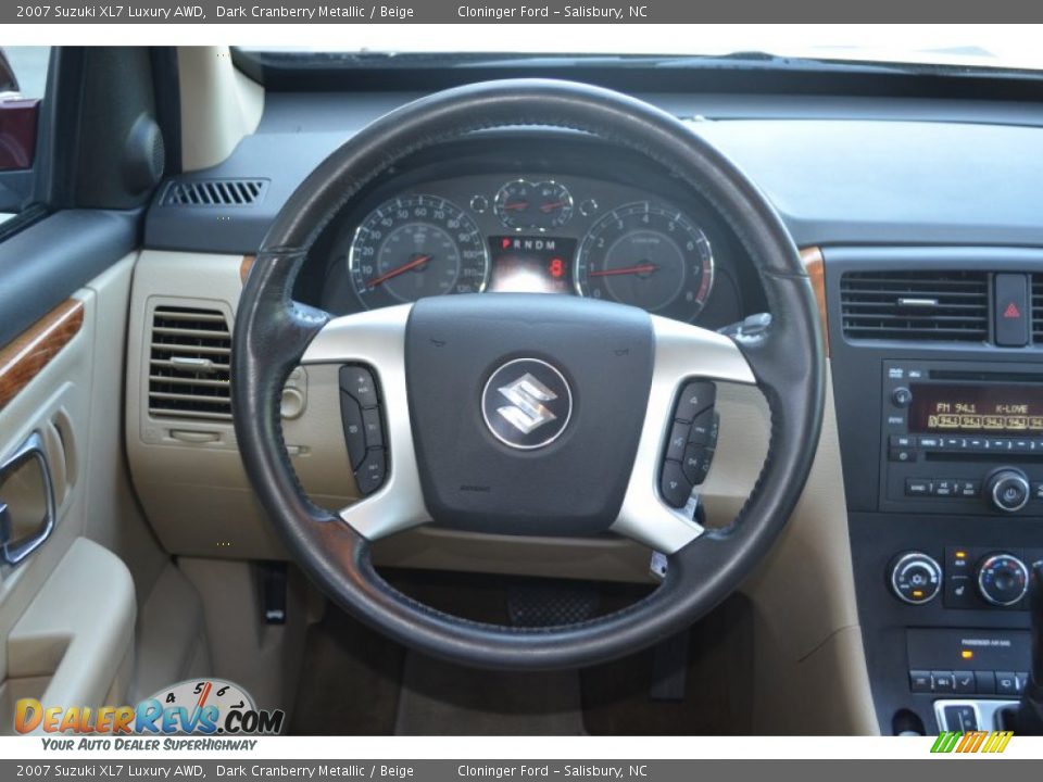 2007 Suzuki XL7 Luxury AWD Steering Wheel Photo #23
