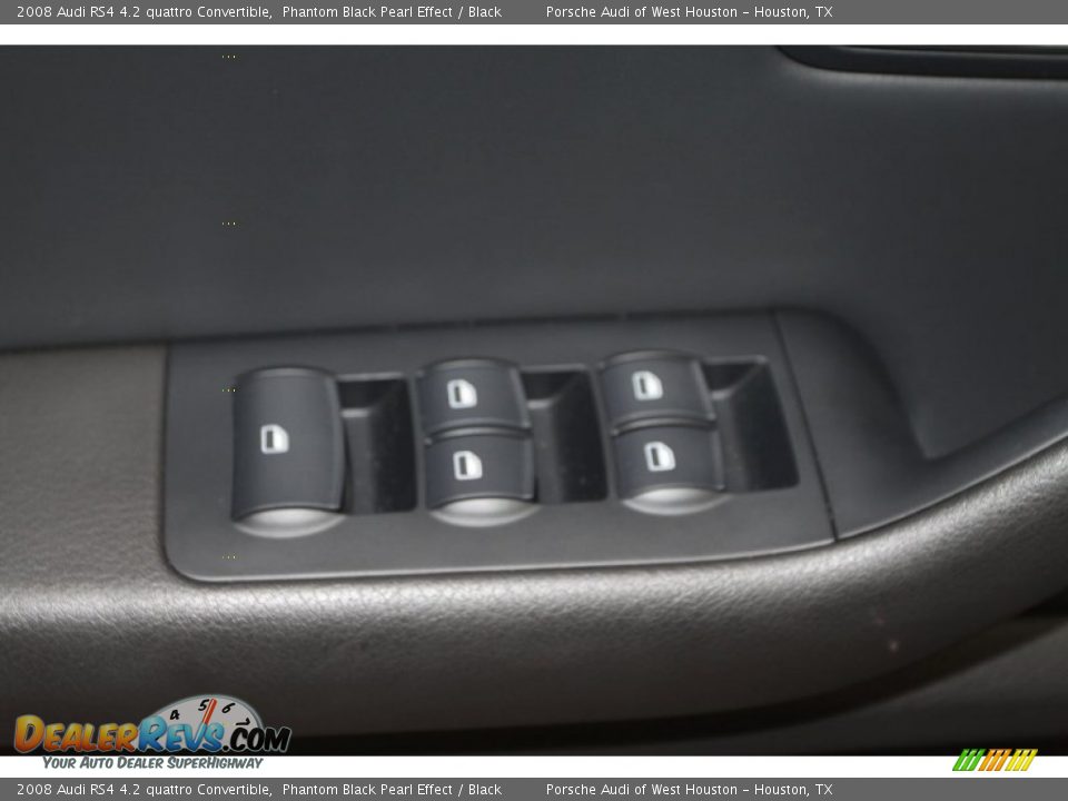 2008 Audi RS4 4.2 quattro Convertible Phantom Black Pearl Effect / Black Photo #20
