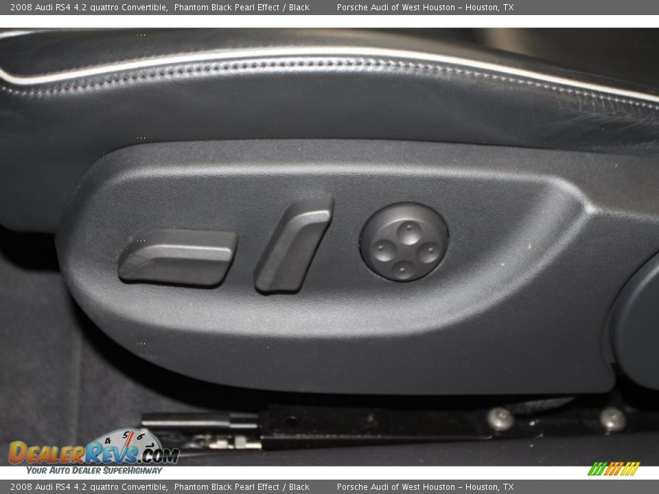 Controls of 2008 Audi RS4 4.2 quattro Convertible Photo #25
