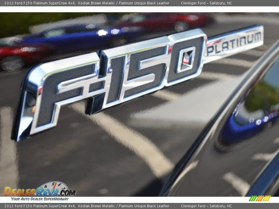 2013 Ford F150 Platinum SuperCrew 4x4 Kodiak Brown Metallic / Platinum Unique Black Leather Photo #20