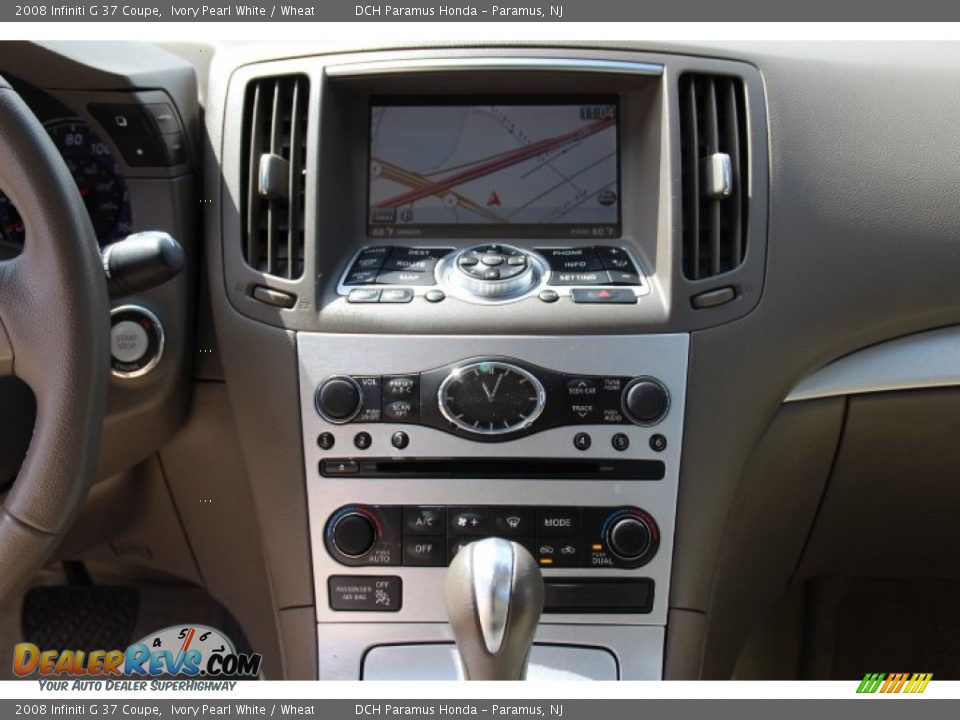 2008 Infiniti G 37 Coupe Ivory Pearl White / Wheat Photo #14