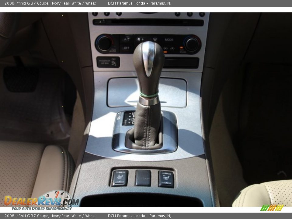 2008 Infiniti G 37 Coupe Ivory Pearl White / Wheat Photo #15