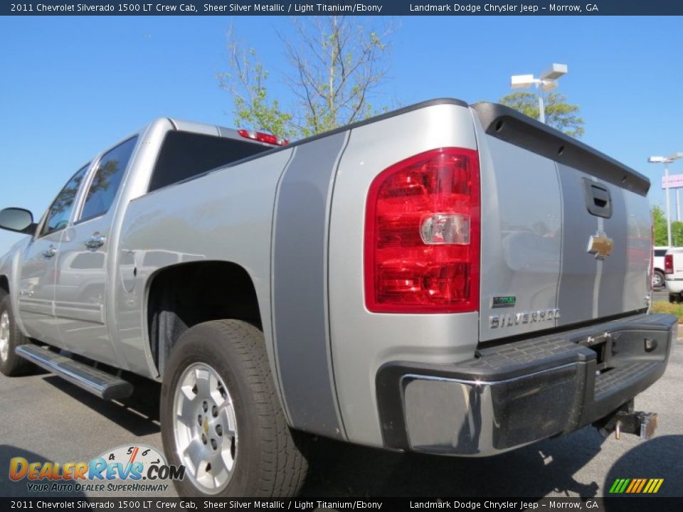 2011 Chevrolet Silverado 1500 LT Crew Cab Sheer Silver Metallic / Light Titanium/Ebony Photo #2