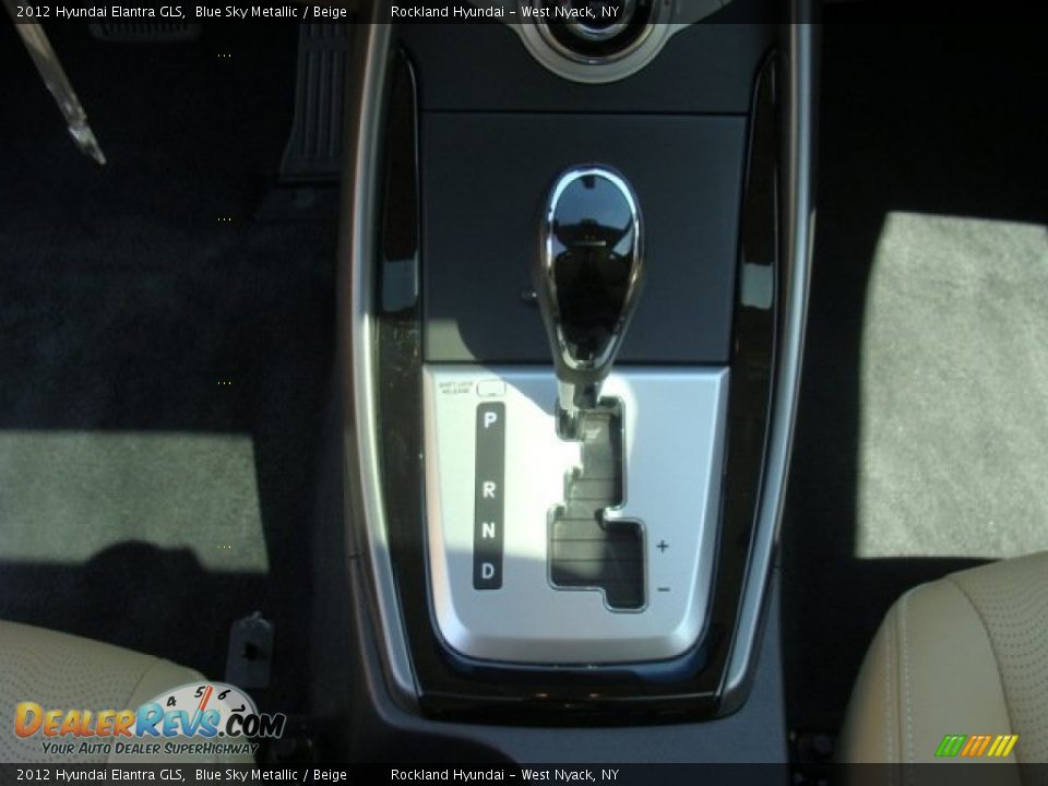 2012 Hyundai Elantra GLS Blue Sky Metallic / Beige Photo #18