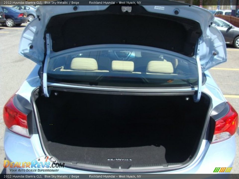 2012 Hyundai Elantra GLS Blue Sky Metallic / Beige Photo #20