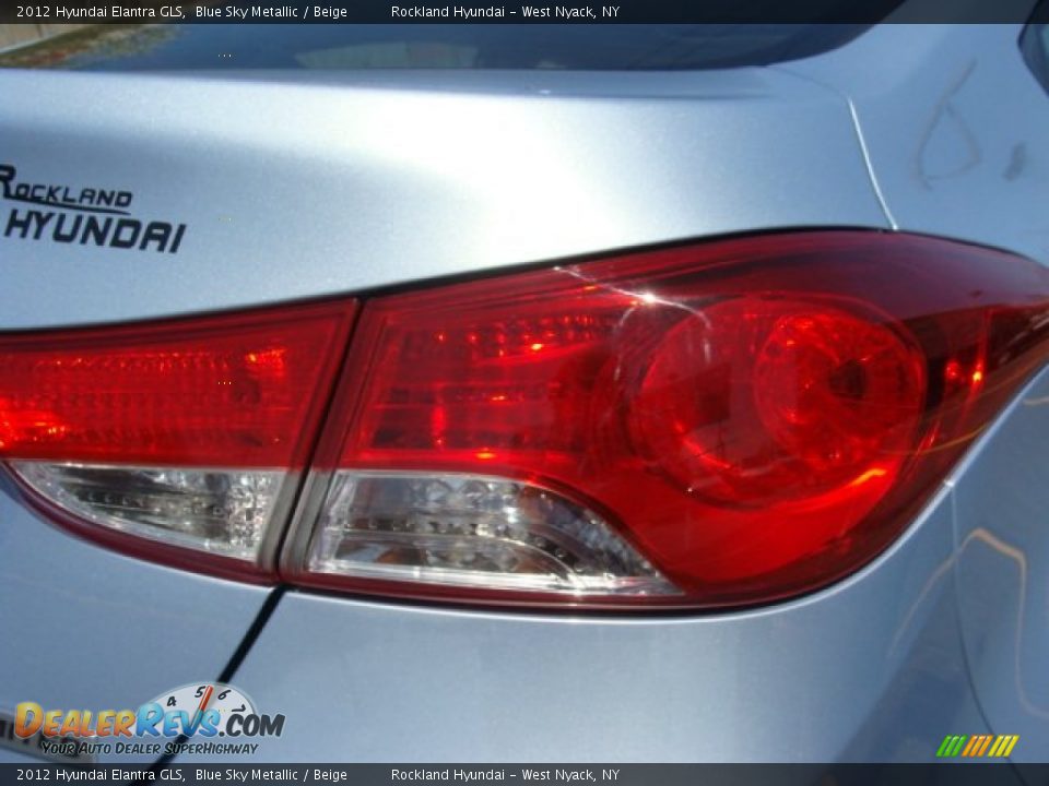 2012 Hyundai Elantra GLS Blue Sky Metallic / Beige Photo #21
