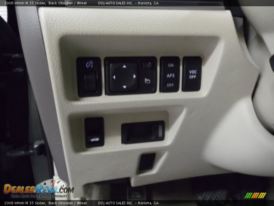 2008 Infiniti M 35 Sedan Black Obsidian / Wheat Photo #35