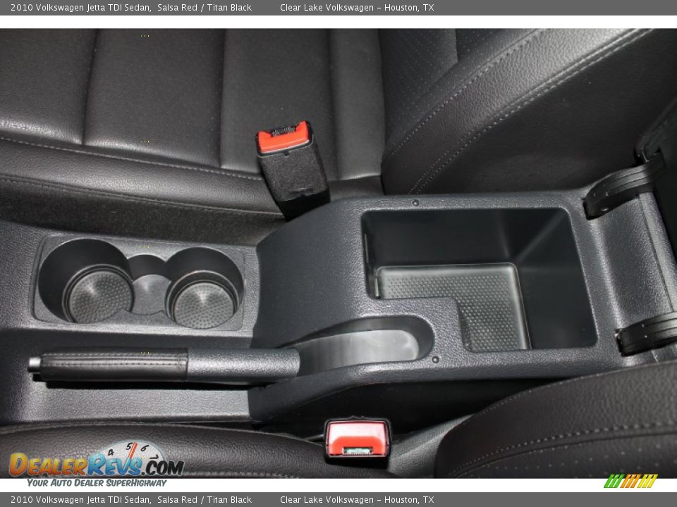 2010 Volkswagen Jetta TDI Sedan Salsa Red / Titan Black Photo #23