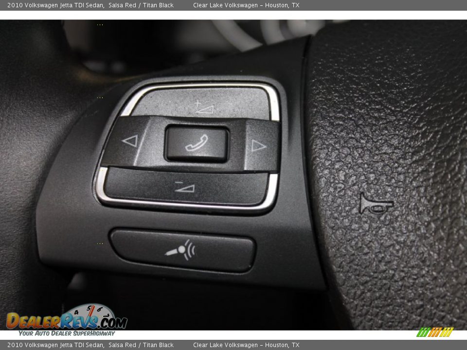 2010 Volkswagen Jetta TDI Sedan Salsa Red / Titan Black Photo #27