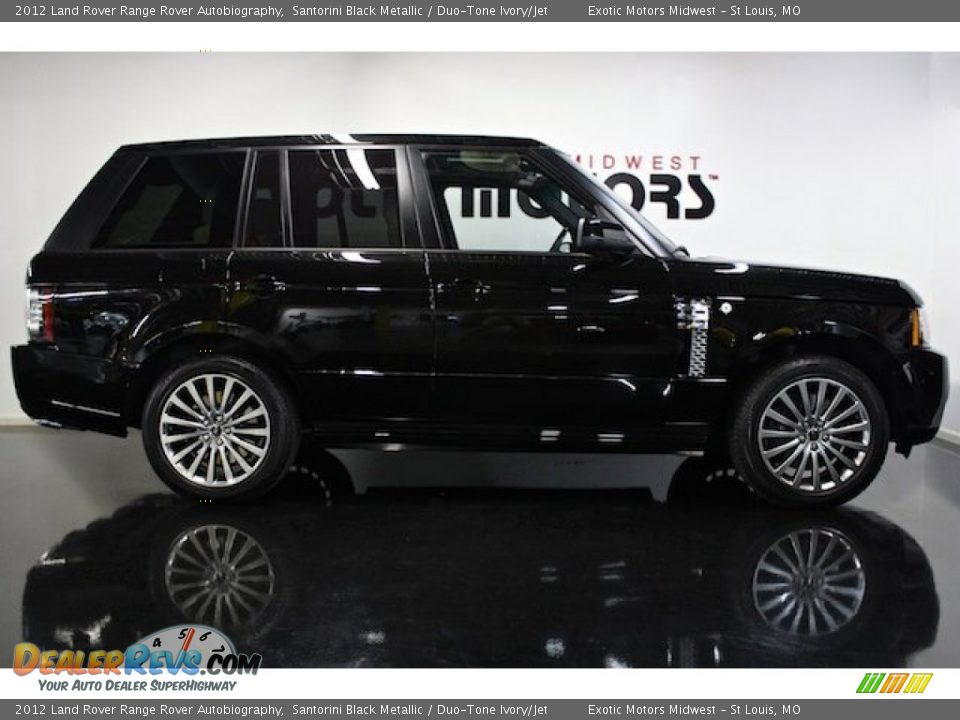 Santorini Black Metallic 2012 Land Rover Range Rover Autobiography Photo #2