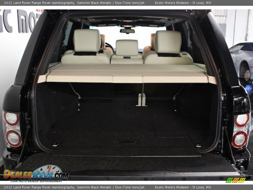 2012 Land Rover Range Rover Autobiography Santorini Black Metallic / Duo-Tone Ivory/Jet Photo #21