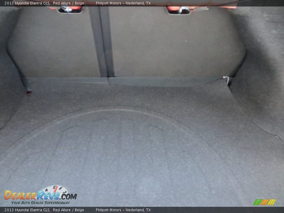 2013 Hyundai Elantra GLS Red Allure / Beige Photo #15