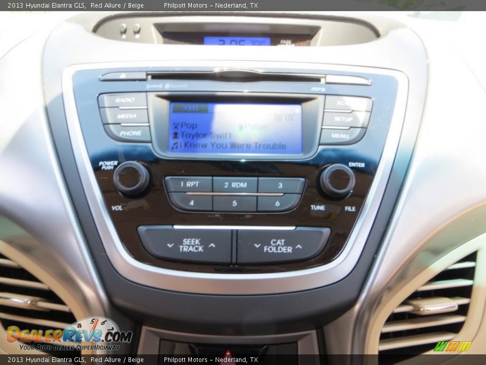 2013 Hyundai Elantra GLS Red Allure / Beige Photo #25