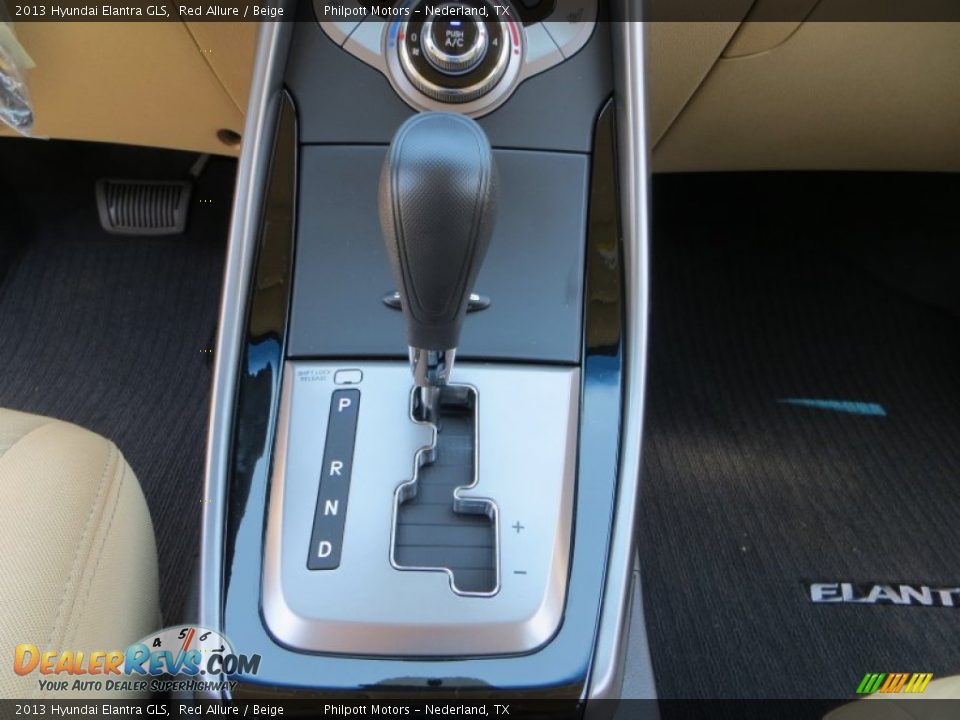 2013 Hyundai Elantra GLS Red Allure / Beige Photo #27