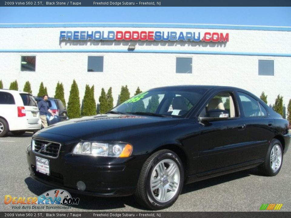 2009 Volvo S60 2.5T Black Stone / Taupe Photo #1