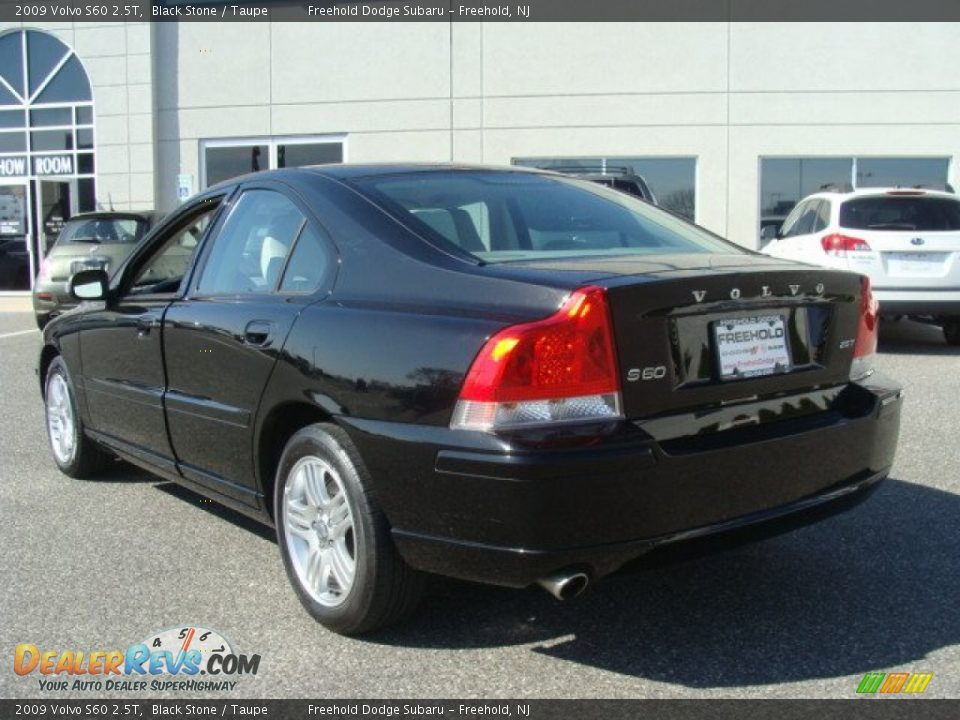 2009 Volvo S60 2.5T Black Stone / Taupe Photo #4