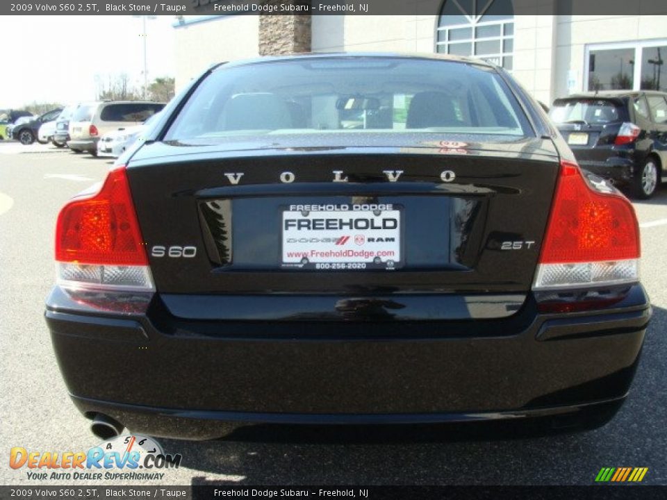2009 Volvo S60 2.5T Black Stone / Taupe Photo #5