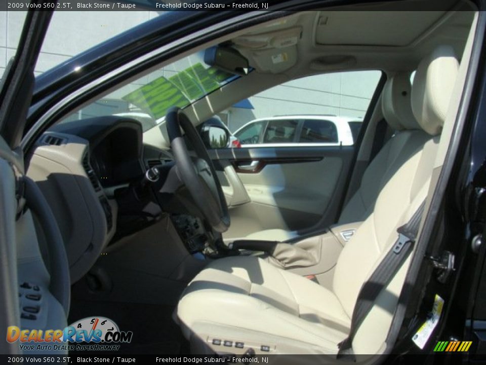 2009 Volvo S60 2.5T Black Stone / Taupe Photo #9