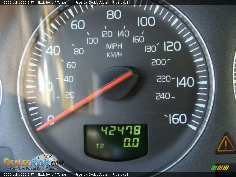 2009 Volvo S60 2.5T Black Stone / Taupe Photo #13
