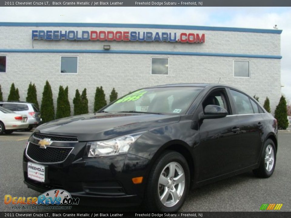 2011 Chevrolet Cruze LT Black Granite Metallic / Jet Black Leather Photo #1