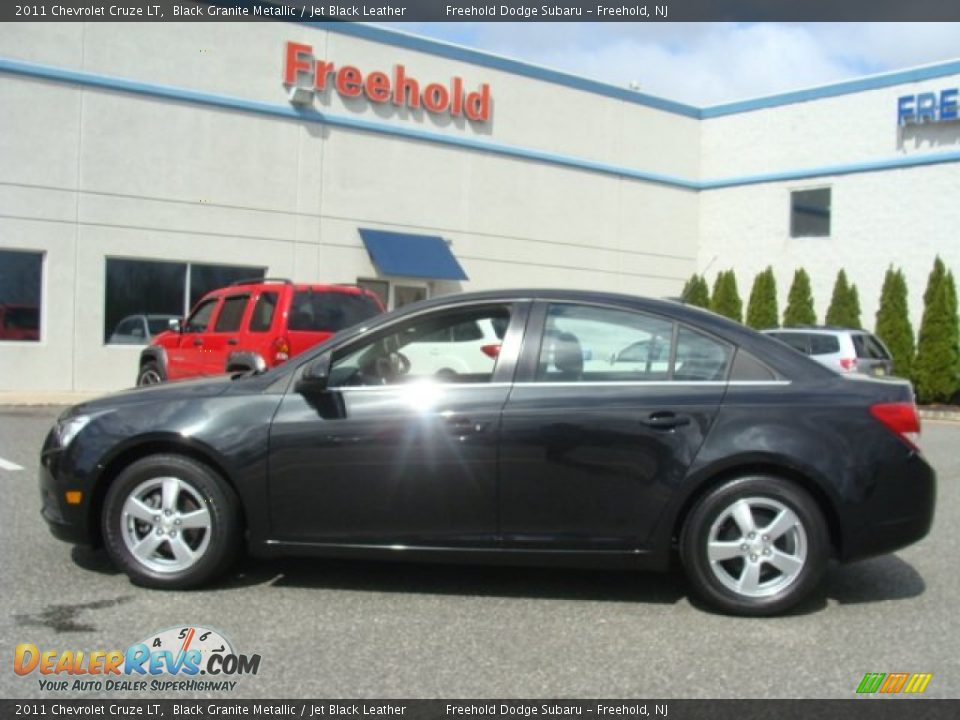 2011 Chevrolet Cruze LT Black Granite Metallic / Jet Black Leather Photo #3