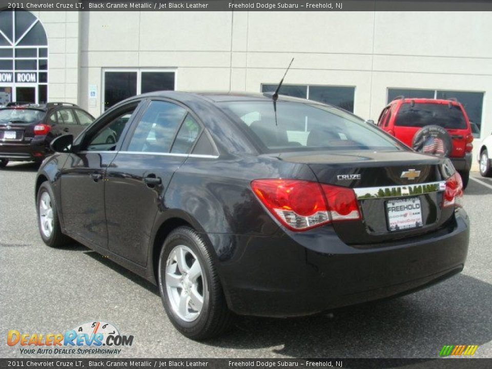 2011 Chevrolet Cruze LT Black Granite Metallic / Jet Black Leather Photo #4