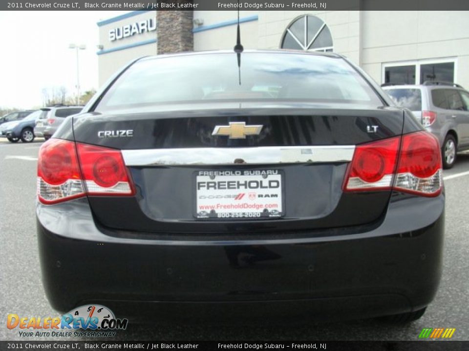 2011 Chevrolet Cruze LT Black Granite Metallic / Jet Black Leather Photo #5