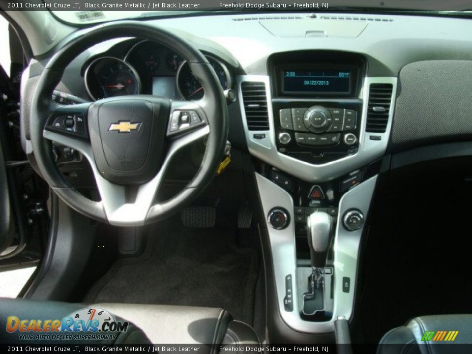 2011 Chevrolet Cruze LT Black Granite Metallic / Jet Black Leather Photo #10