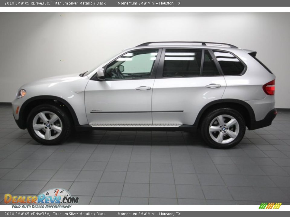 Titanium Silver Metallic 2010 BMW X5 xDrive35d Photo #2