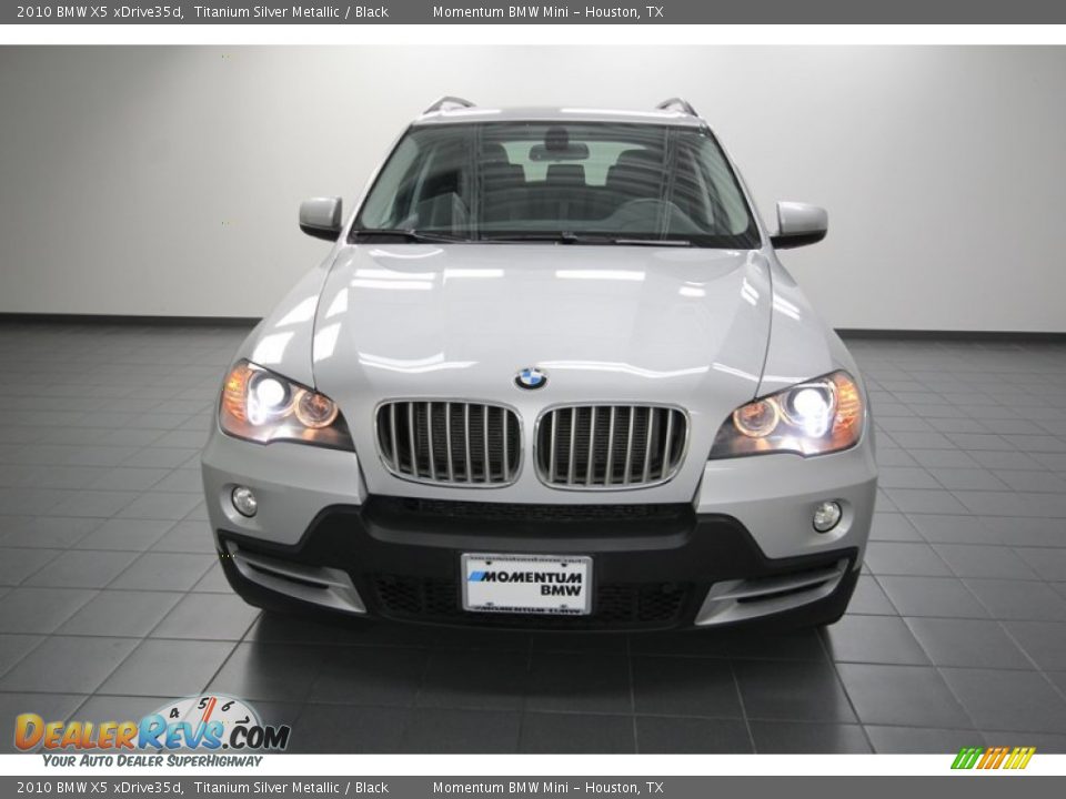 2010 BMW X5 xDrive35d Titanium Silver Metallic / Black Photo #6