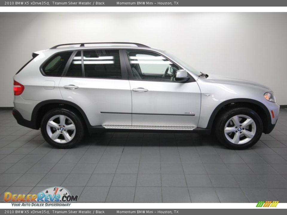 Titanium Silver Metallic 2010 BMW X5 xDrive35d Photo #7