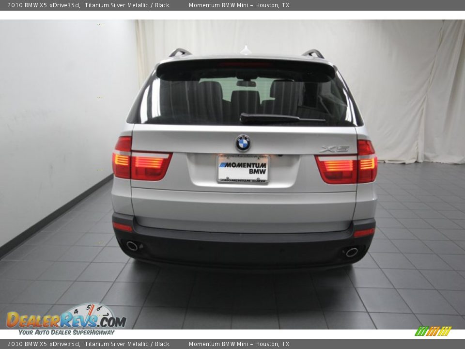 2010 BMW X5 xDrive35d Titanium Silver Metallic / Black Photo #11