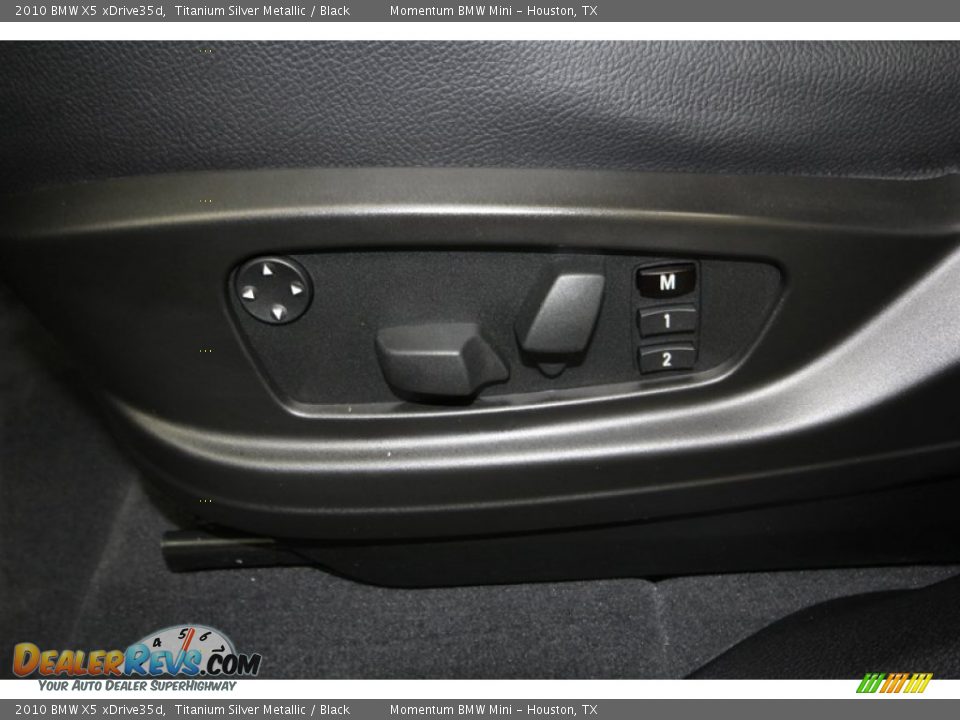 2010 BMW X5 xDrive35d Titanium Silver Metallic / Black Photo #16