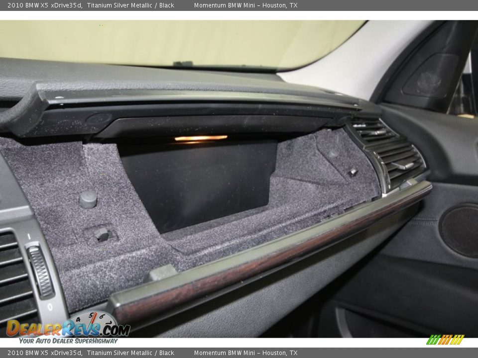 2010 BMW X5 xDrive35d Titanium Silver Metallic / Black Photo #17