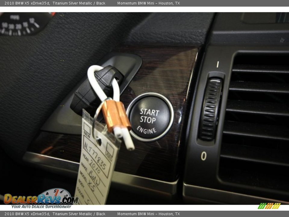 2010 BMW X5 xDrive35d Titanium Silver Metallic / Black Photo #26