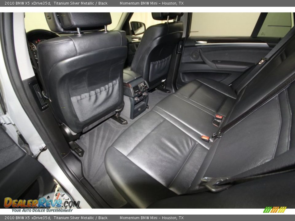 2010 BMW X5 xDrive35d Titanium Silver Metallic / Black Photo #29