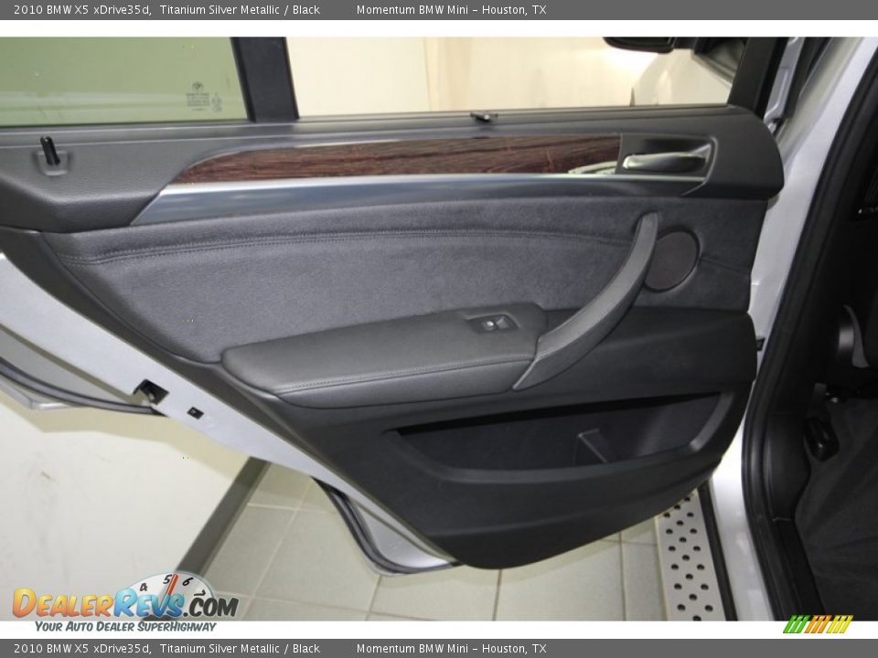 2010 BMW X5 xDrive35d Titanium Silver Metallic / Black Photo #30