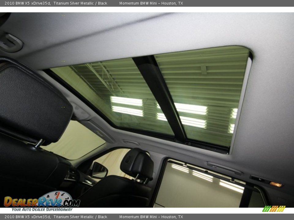 2010 BMW X5 xDrive35d Titanium Silver Metallic / Black Photo #33
