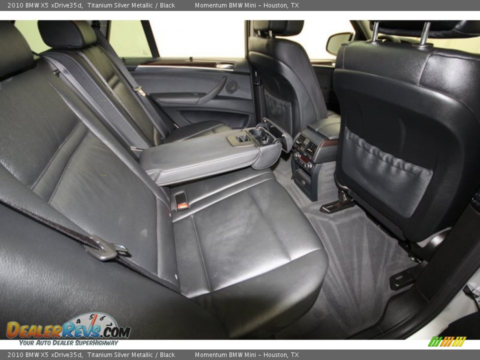 2010 BMW X5 xDrive35d Titanium Silver Metallic / Black Photo #36