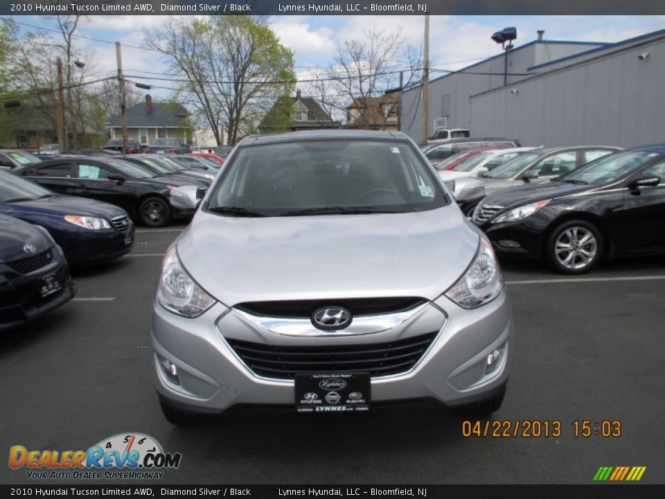 2010 Hyundai Tucson Limited AWD Diamond Silver / Black Photo #1