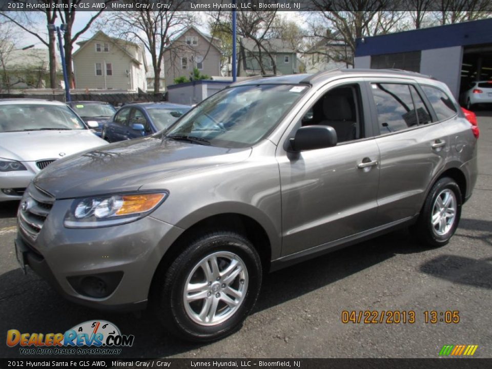 2012 Hyundai Santa Fe GLS AWD Mineral Gray / Gray Photo #2
