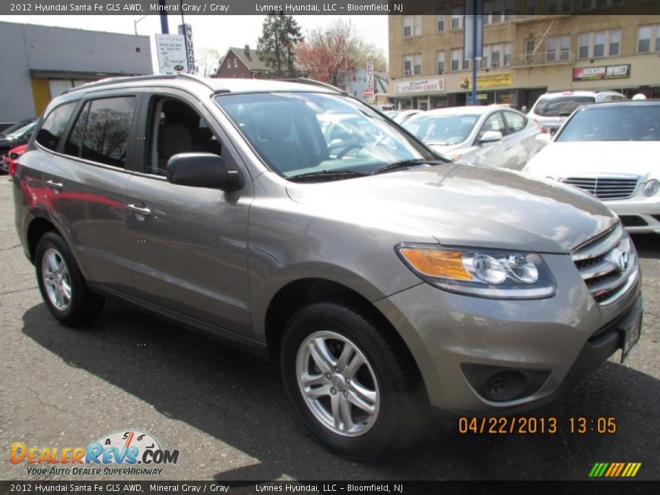 2012 Hyundai Santa Fe GLS AWD Mineral Gray / Gray Photo #3