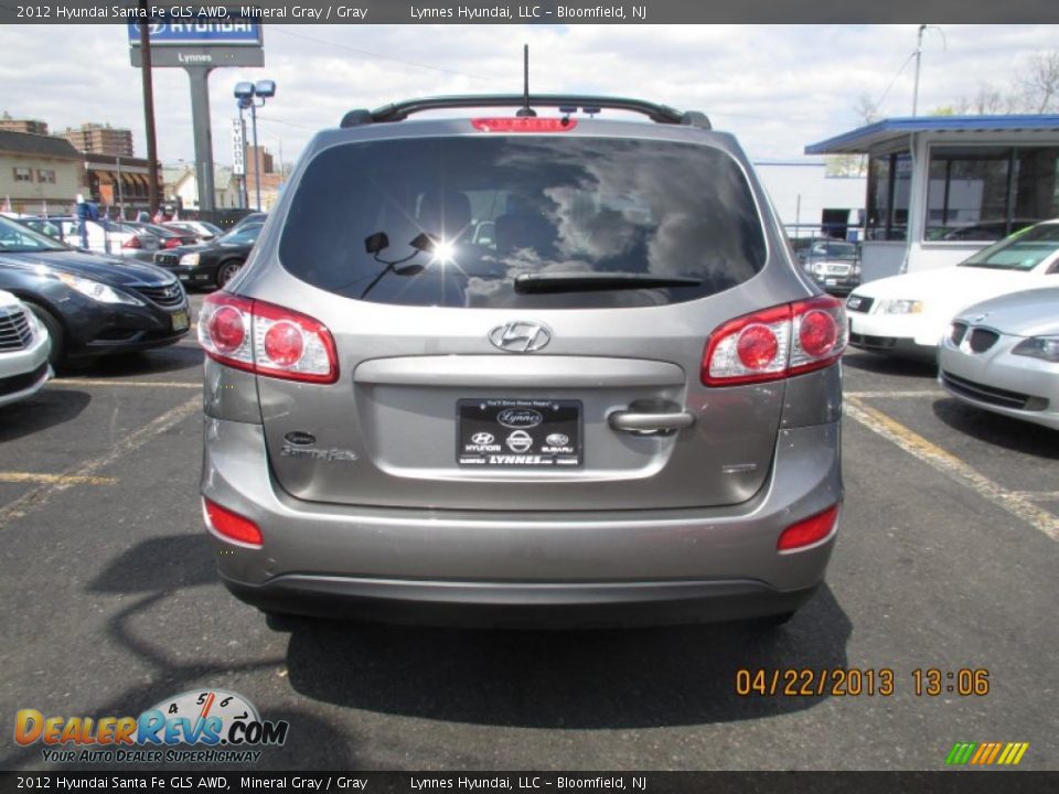 2012 Hyundai Santa Fe GLS AWD Mineral Gray / Gray Photo #4