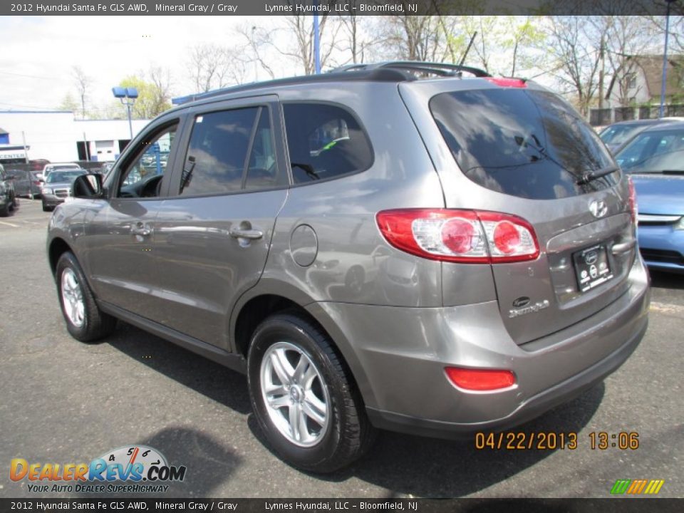 2012 Hyundai Santa Fe GLS AWD Mineral Gray / Gray Photo #6
